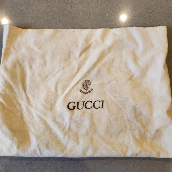 Vintage 70's GUCCI GG Monogram Brown Large Brit Supreme Blondie Shoulder Tote Ba - Picture 12 of 13